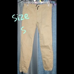 Tan Joggers